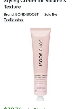 Bondiboost Volume + Texture Styling Cream Versatile Volume 4 Oz